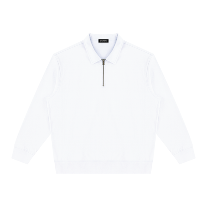 Minimal Vintage Wash Quarter-Zip Sweatshirt