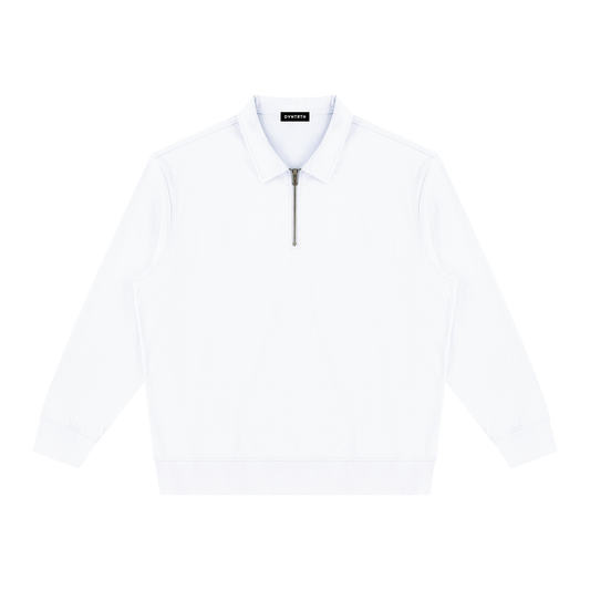 Minimal Vintage Wash Quarter-Zip Sweatshirt