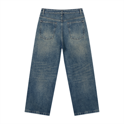 Men's Vintage Wash Denim Jeans