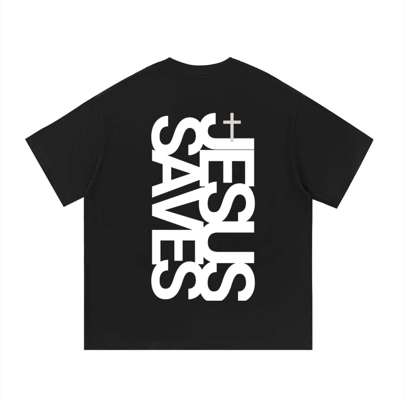 Jesus Saves Vertical | Essential Cotton Tee