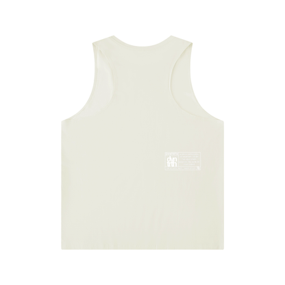 Men's Solid Color Crewneck Tank Top