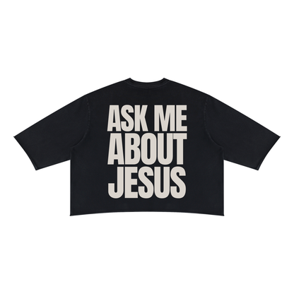 Thorn Crown x Cross | Raw Hem Boxy Tee