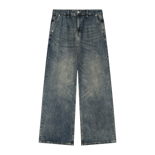 Men's Vintage Wash Denim Jeans