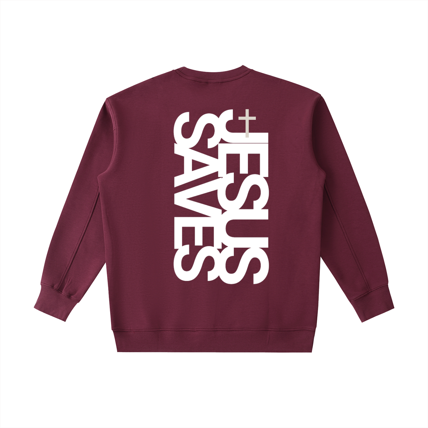 Jesus Saves Vertical | Essential Crewneck Sweatshirt