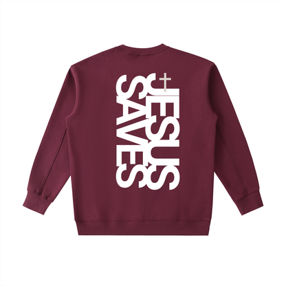 Jesus Saves Vertical | Essential Crewneck Sweatshirt