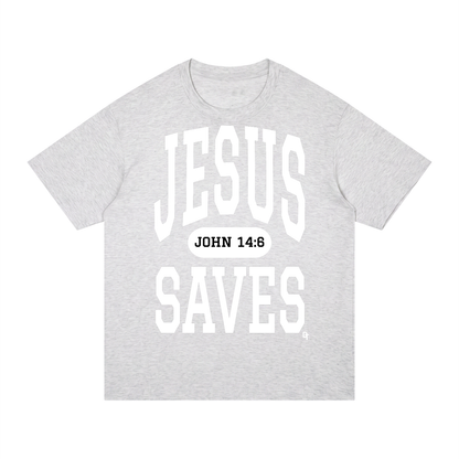 JESUS SAVES Classic | Regular Fit Cotton Tee
