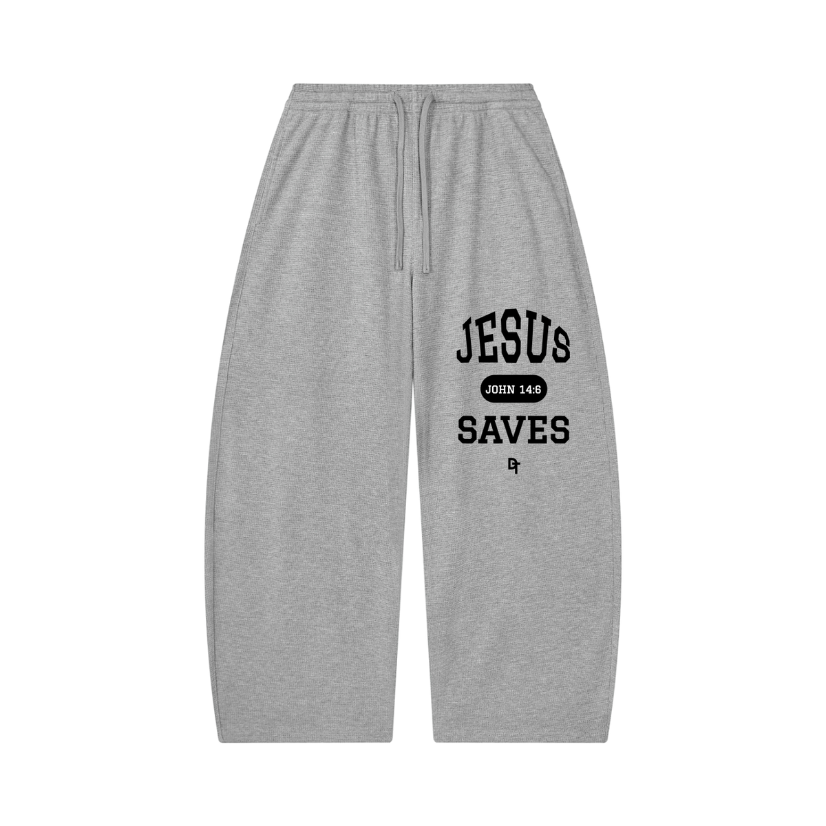 JESUS SAVES Classic | Waffle Barrel Pants