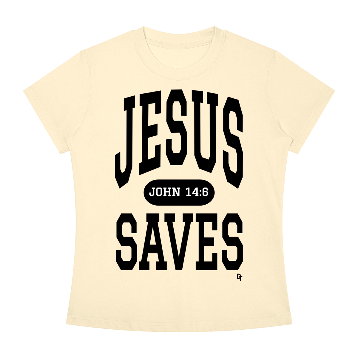 JESUS SAVES Classic | Slim Fit Crewneck Tee