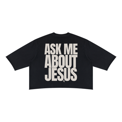Thorn Crown x Cross | Raw Hem Boxy Tee