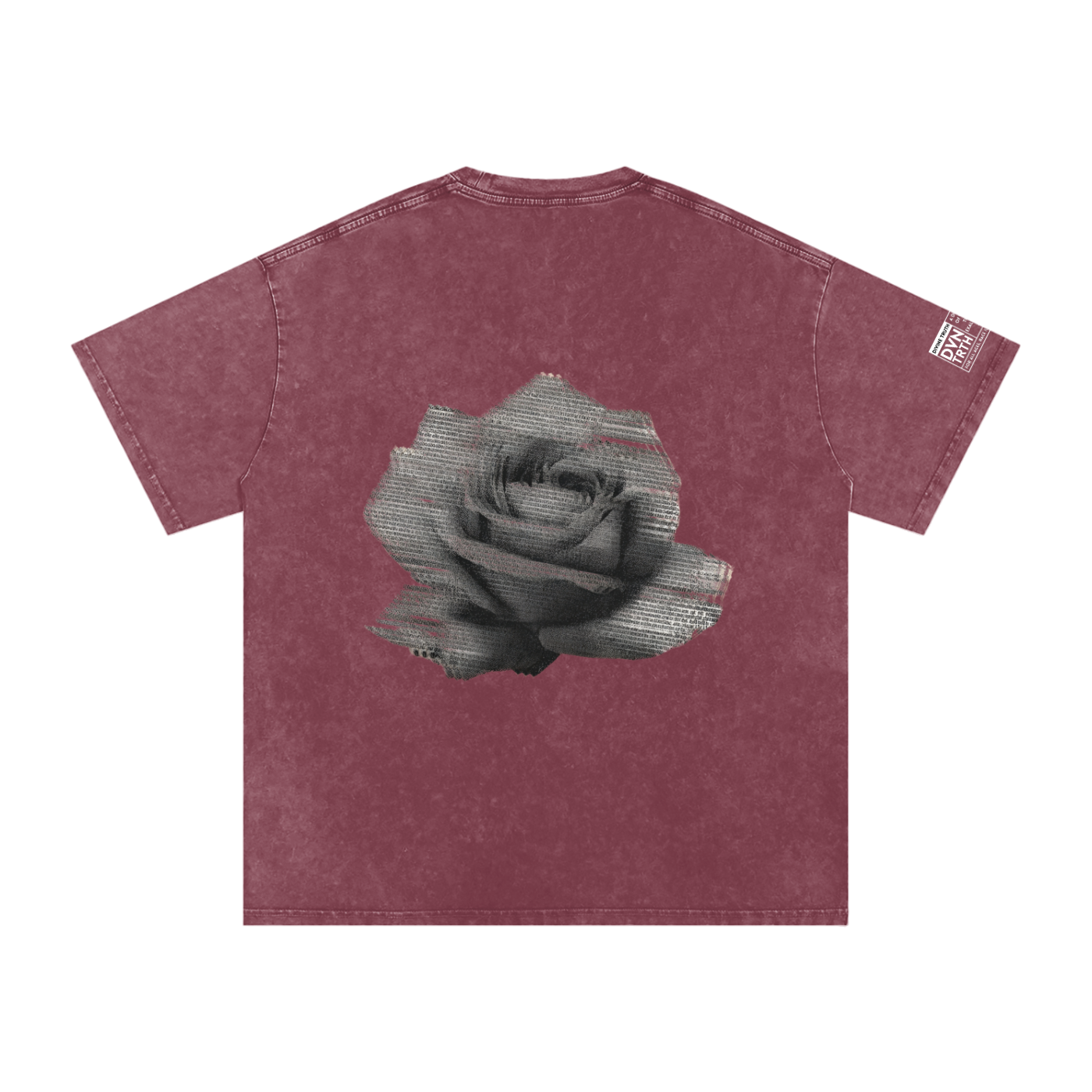 DVNTRTH x Static Flower | Washed Oversized Tee