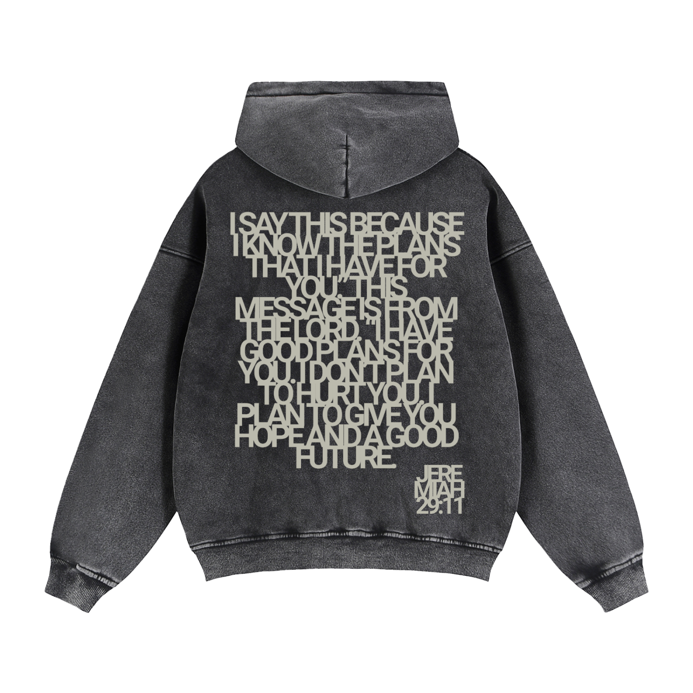 Jeremiah 29:11 | Vintage Zip Boxy Hoodie