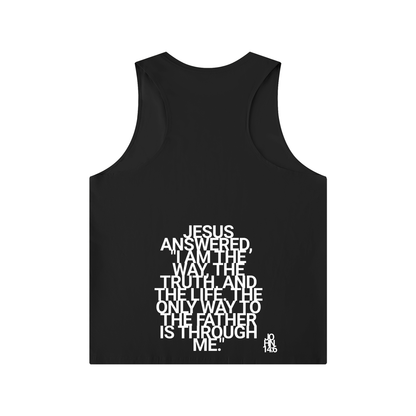 Men's Solid Color Crewneck Tank Top