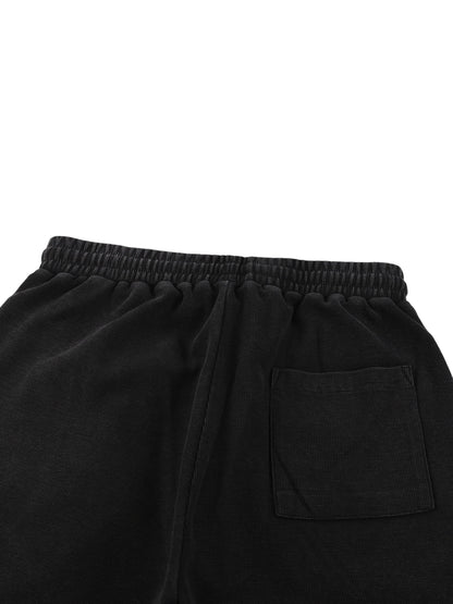EXO 03 | Mineral Wash Waffle Knit Shorts