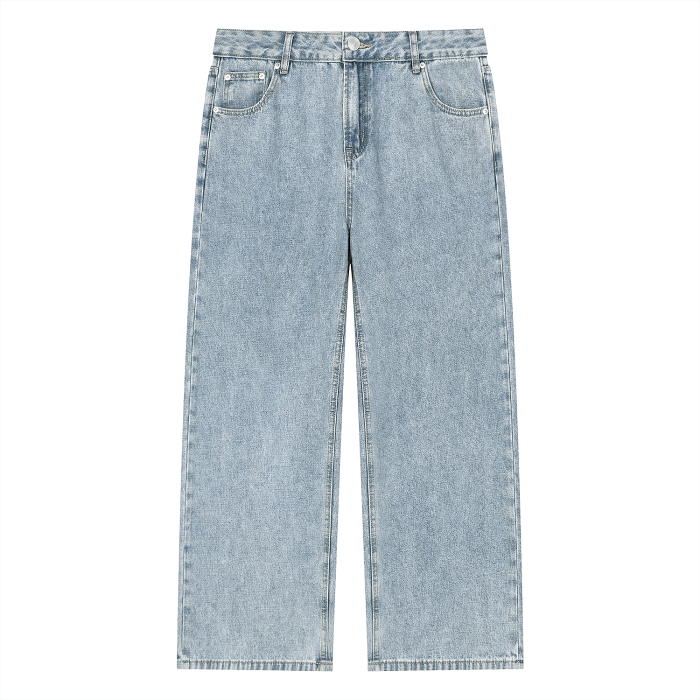 Washed Vintage Straight Leg Jeans