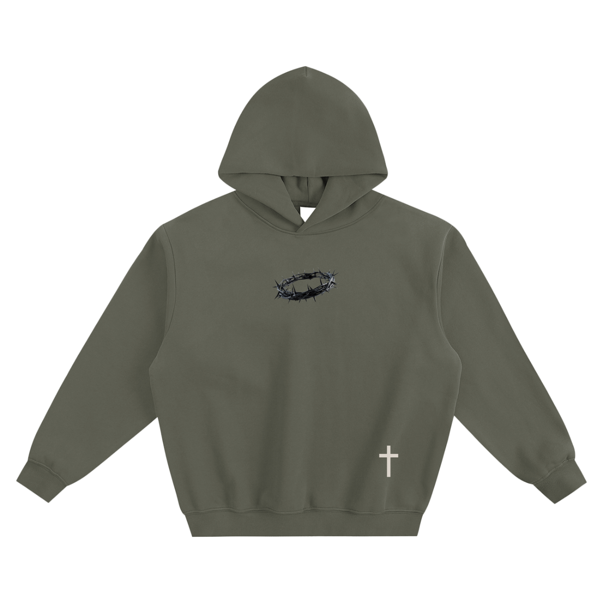 Thorn Crown x Cross | Essential Boxy Hoodie