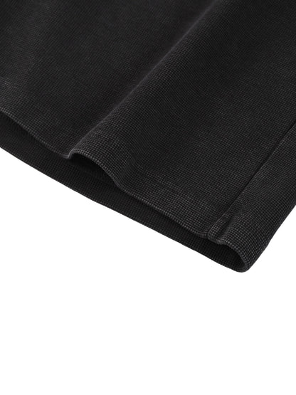 EXO 03 | Mineral Wash Waffle Knit Shorts