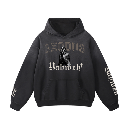 EX III x Yahweh | Sunfade Oversized Hoodie