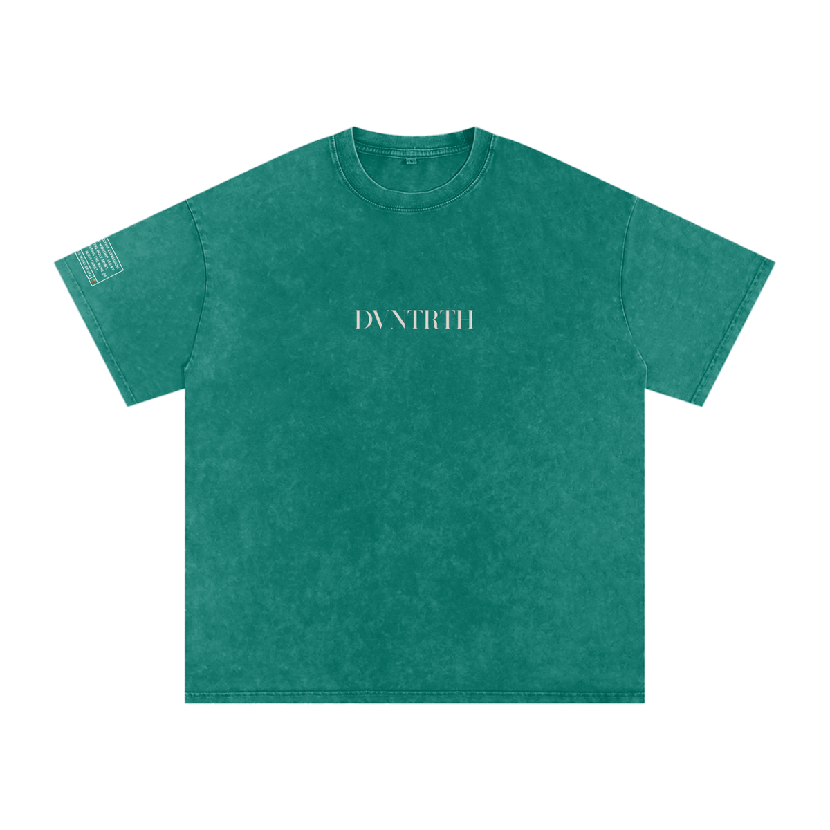 DVNTRTH | Snow Washed Oversized Cotton Tee