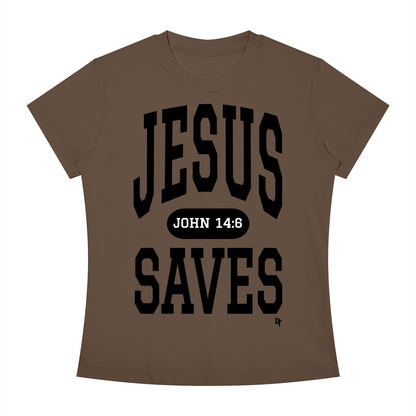JESUS SAVES Classic | Slim Fit Crewneck Tee