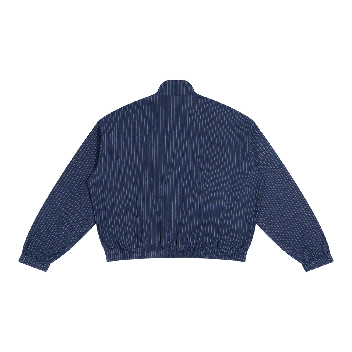 Minimal Striped Full-Zip Track Jacket