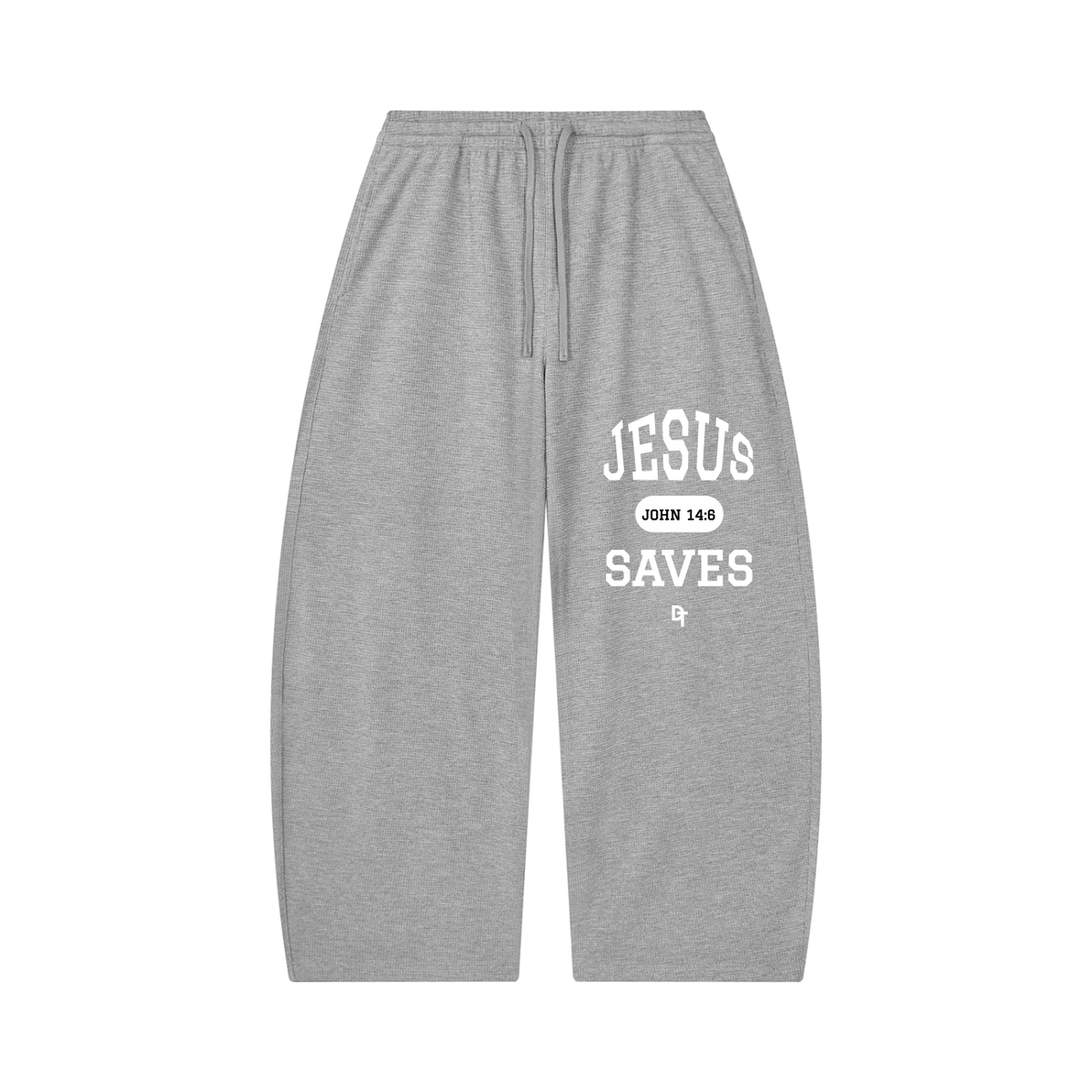JESUS SAVES Classic | Waffle Barrel Pants