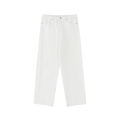Essential Cotton Straight-Leg Pants