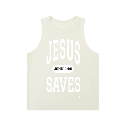 JESUS SAVES Classic | Crewneck Tank Top