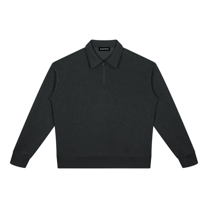 Unisex Boxy Quarter-Zip Sweatshirt