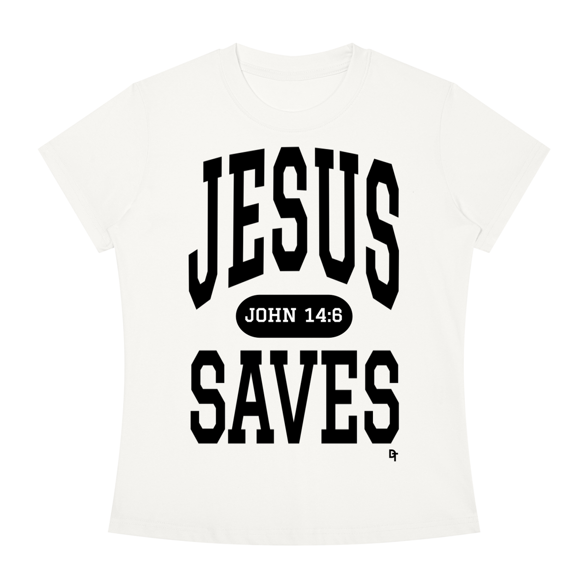 JESUS SAVES Classic | Slim Fit Crewneck Tee