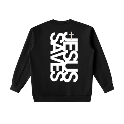 Jesus Saves Vertical | Essential Crewneck Sweatshirt