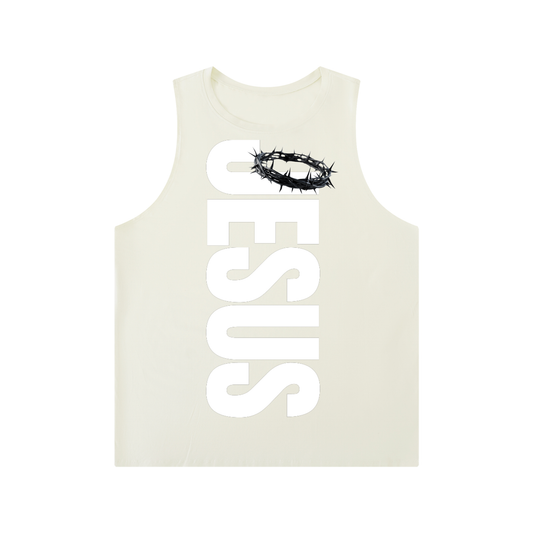 JESUS x Thorn Crown | Crewneck Tank Top