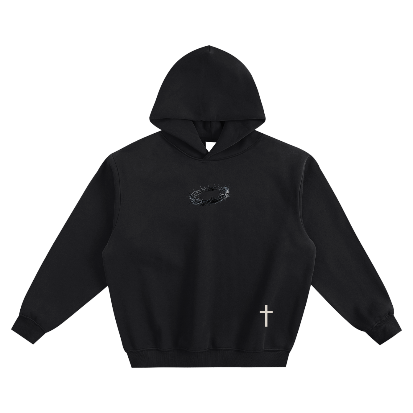 Thorn Crown x Cross | Essential Boxy Hoodie