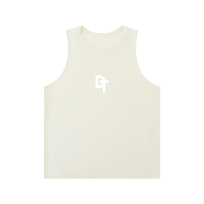 Men's Solid Color Crewneck Tank Top
