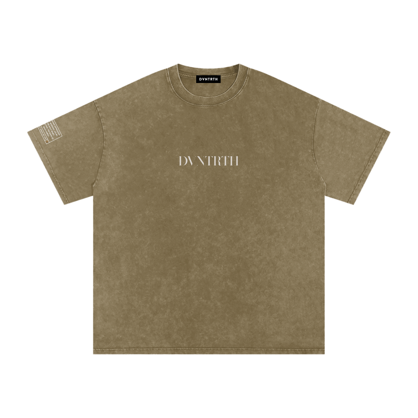 DVNTRTH x Static Flower | Washed Oversized Tee
