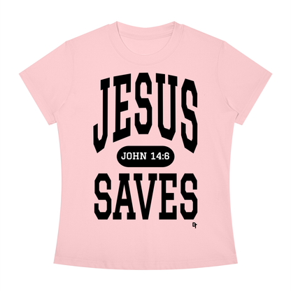 JESUS SAVES Classic | Slim Fit Crewneck Tee