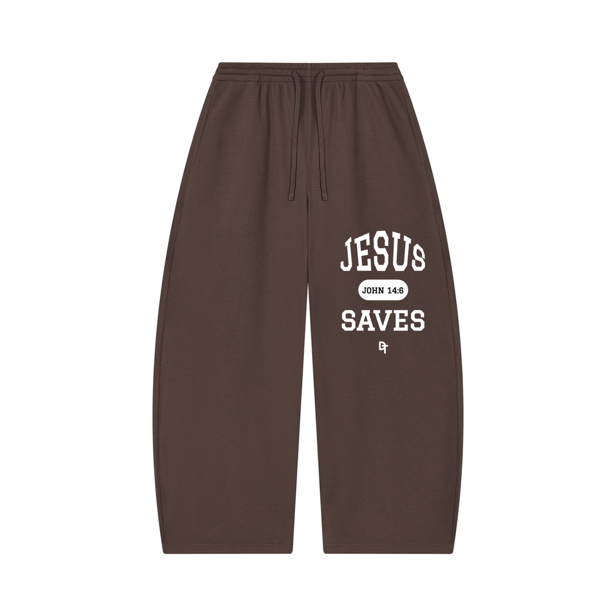 JESUS SAVES Classic | Waffle Barrel Pants