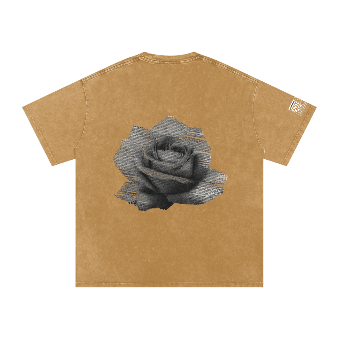 DVNTRTH x Static Flower | Washed Oversized Tee