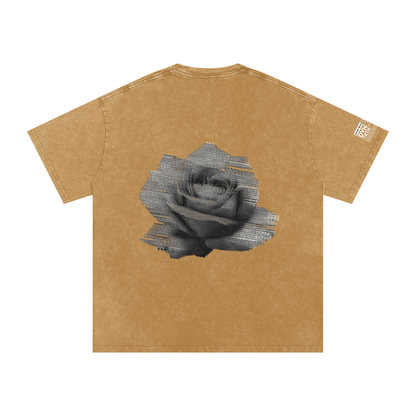DVNTRTH x Static Flower | Washed Oversized Tee