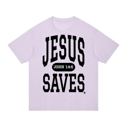 JESUS SAVES Classic | Regular Fit Cotton Tee