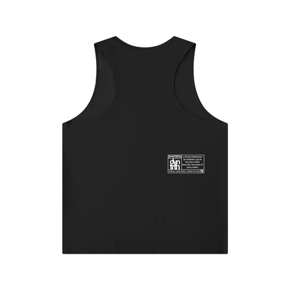 Men's Solid Color Crewneck Tank Top