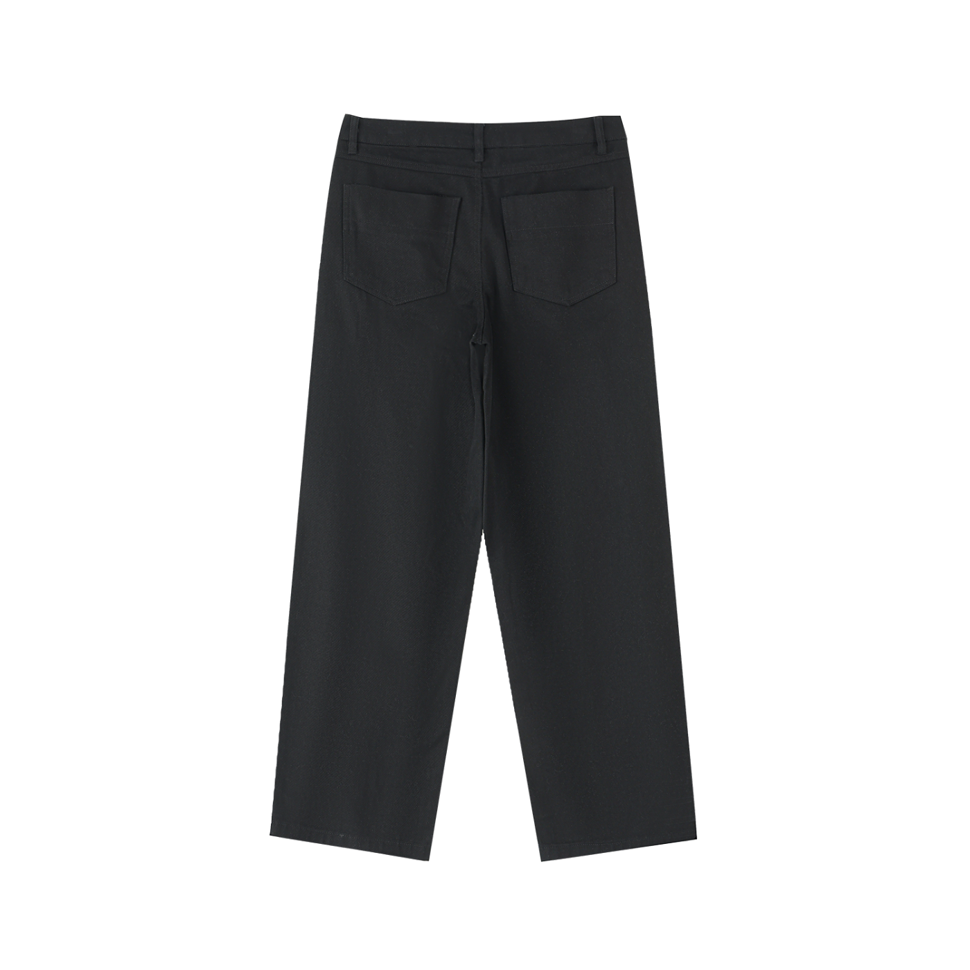 Essential Cotton Straight-Leg Pants