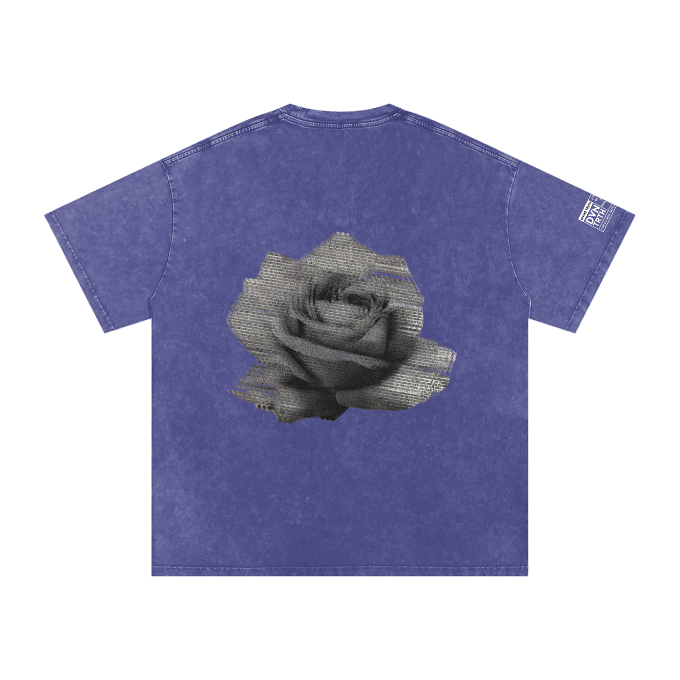 DVNTRTH x Static Flower | Washed Oversized Tee