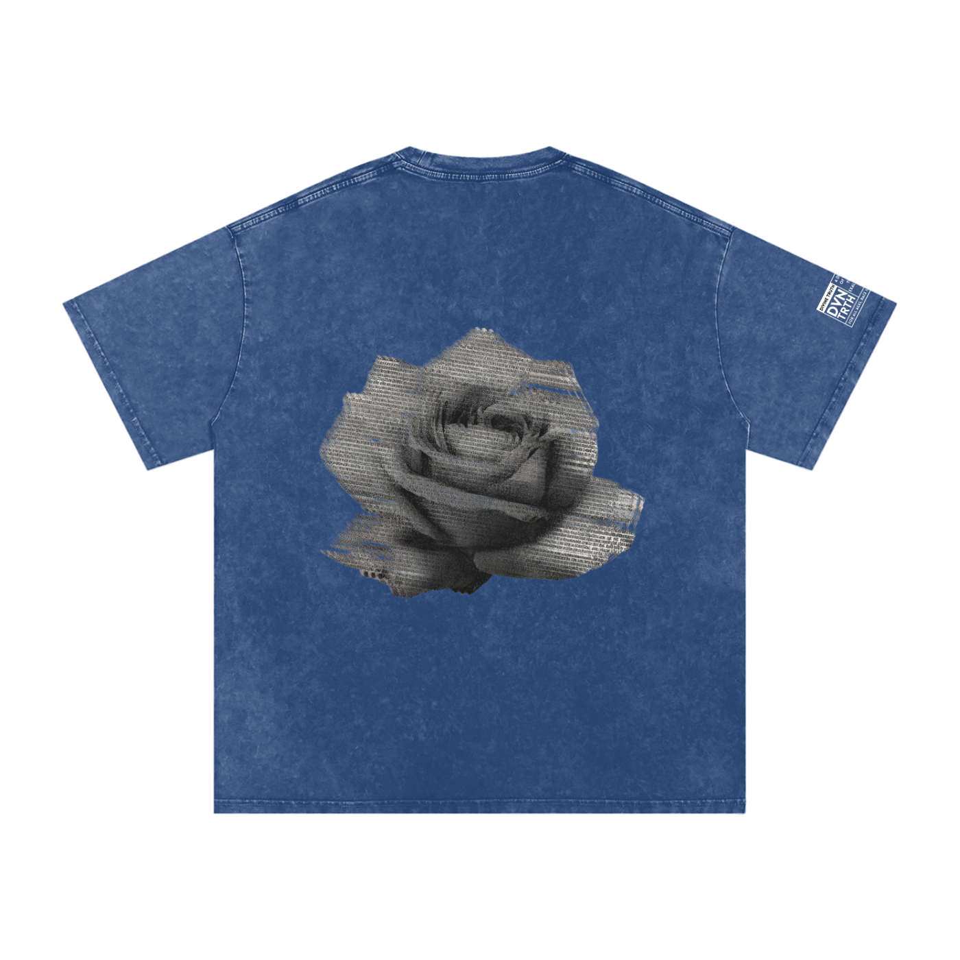 DVNTRTH x Static Flower | Washed Oversized Tee