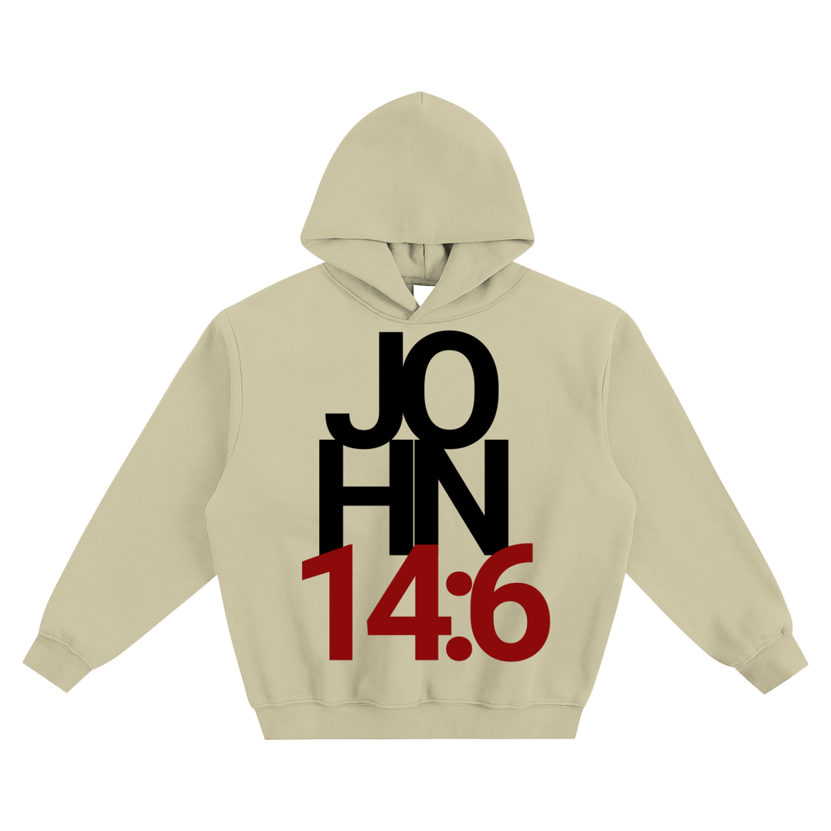 JOHN14:6 | Fleeced Boxy Hoodie