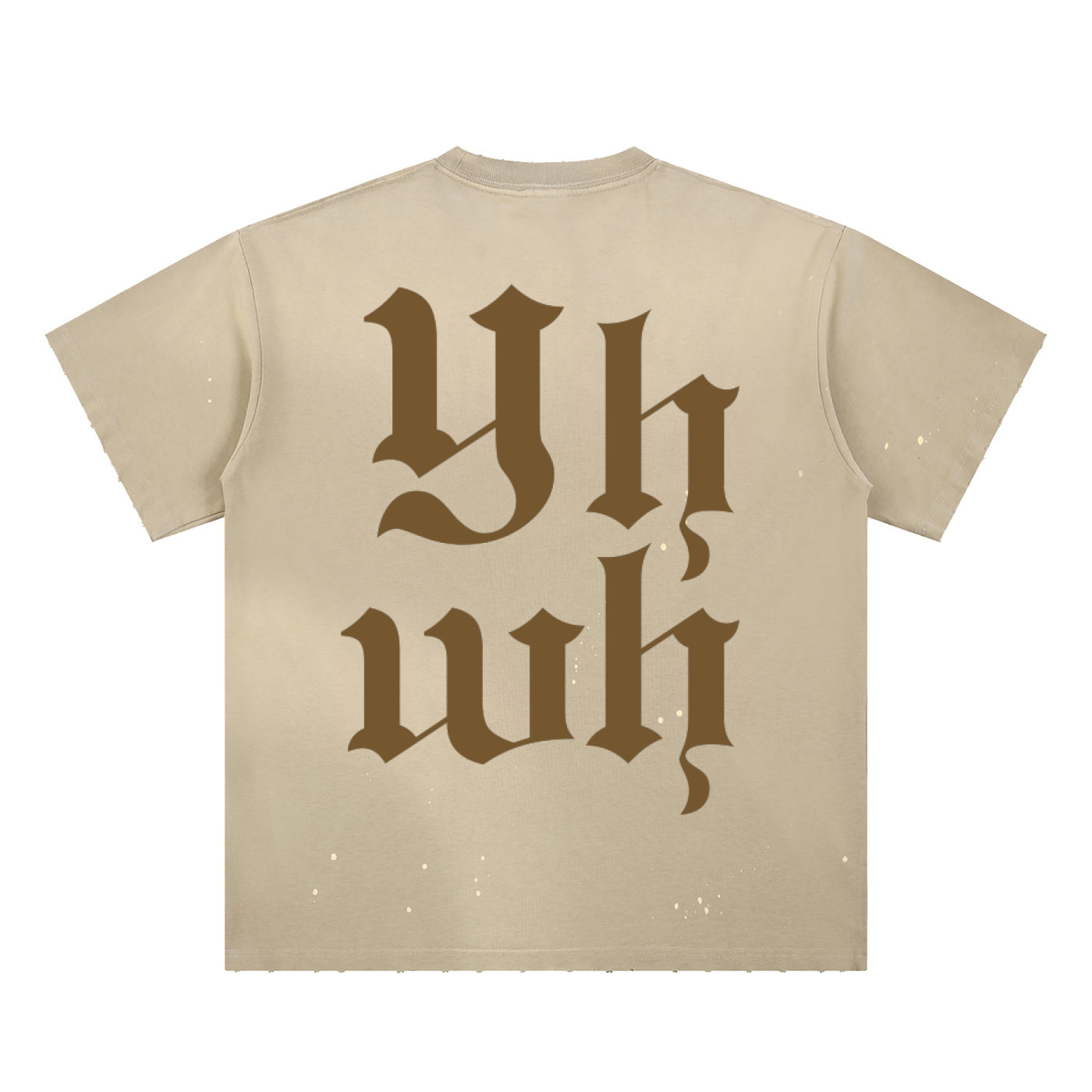 YHWH | Frayed Sunfade Paint Splatter Tee