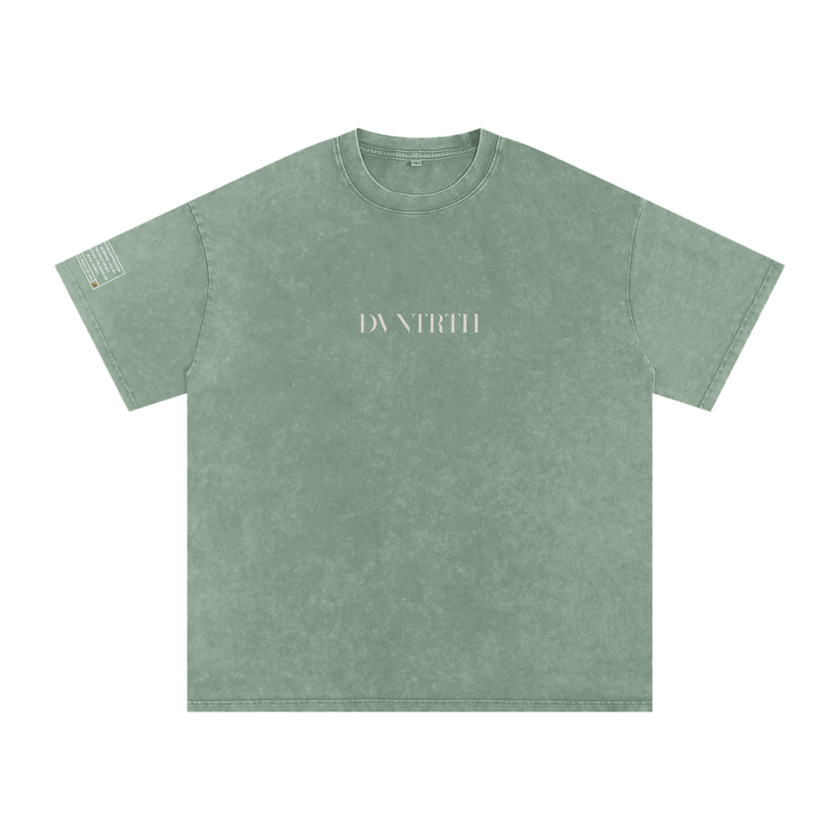 DVNTRTH | Snow Washed Oversized Cotton Tee