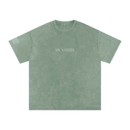 DVNTRTH | Snow Washed Oversized Cotton Tee