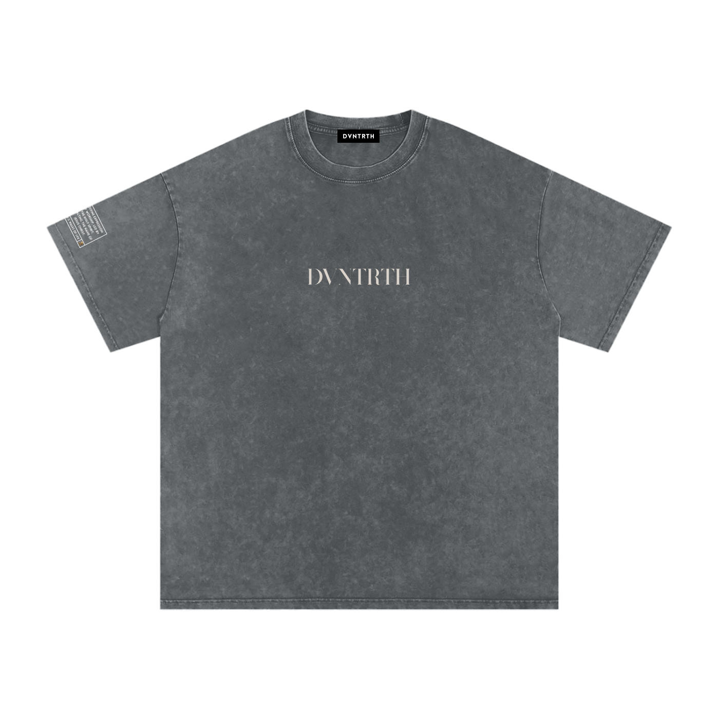 DVNTRTH x Static Flower | Washed Oversized Tee