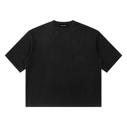 Minimal Wash Waffle Boxy Tee