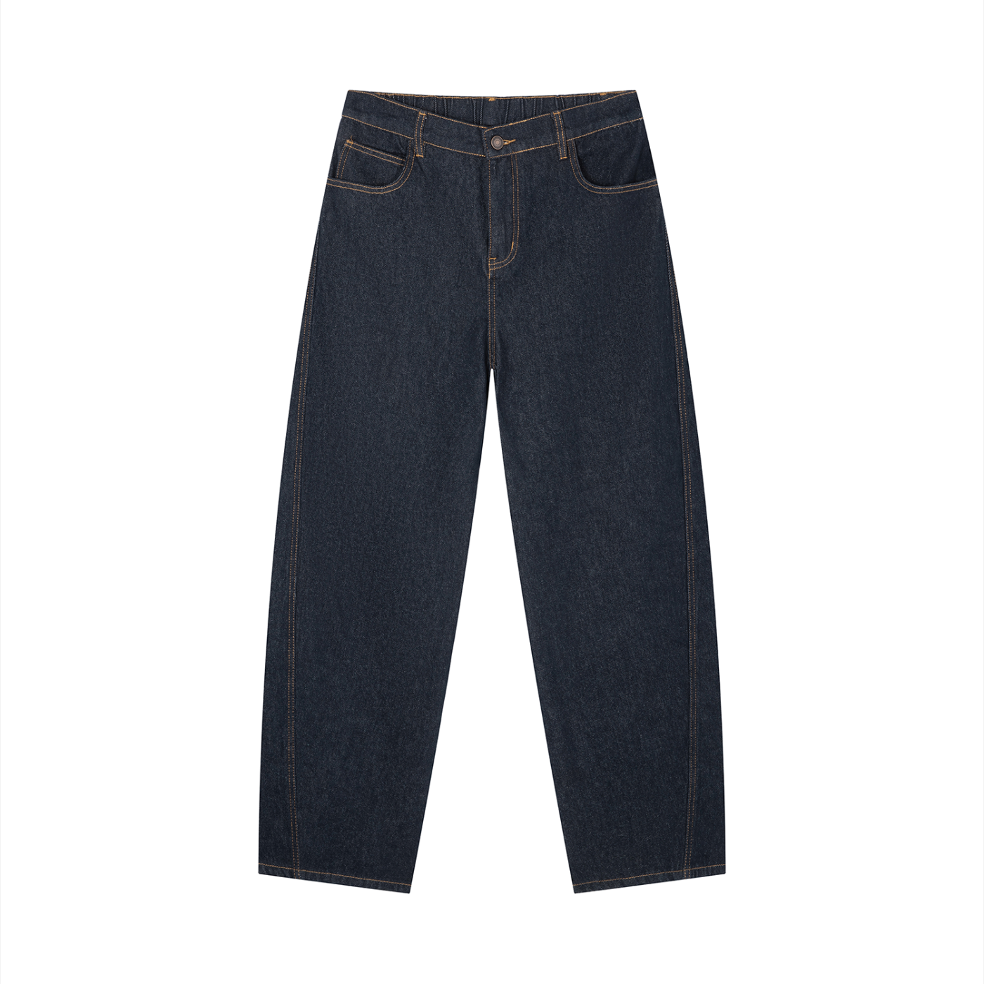 Men's Vintage Wash Barrel Leg Denim